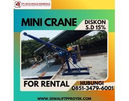 Sewa Mini Crane, Alat Angkut Meterial - Bekasi
