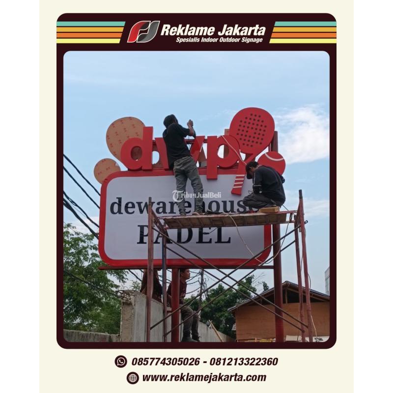 Custom Reklame, Huruf Timbul LED, Neon Box, Signage, Billboard, Pylon - Jakarta Utara 