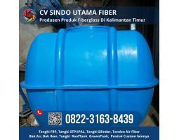 Custom Fiberglass Septic Tank Fiber, Kolam Fiber, Tangki Silinder - Kutai Timur