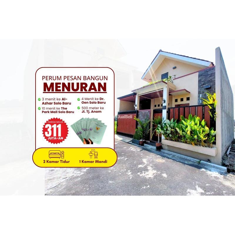 Dijual Rumah Luas 64m2 di Menuran, Baki - Sukoharjo