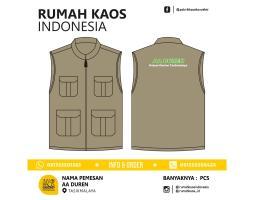 Seragam Lapangan Bunga Raya Rompi Bordir Custom - Siak