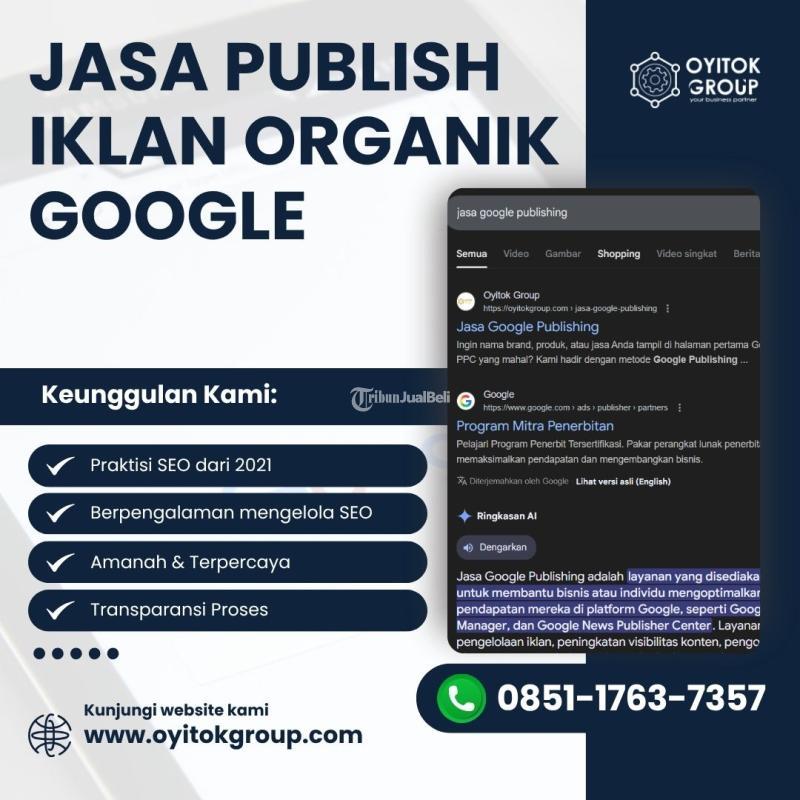 Jasa Publish Iklan Organik Google - Malang