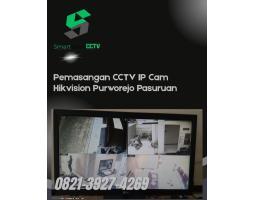 Jasa Pemasangan CCTV IP Cam Hikvision 4 Kamera - Pasuruan 