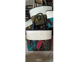 Tas Pandan Kombinasi Batik - Sleman 