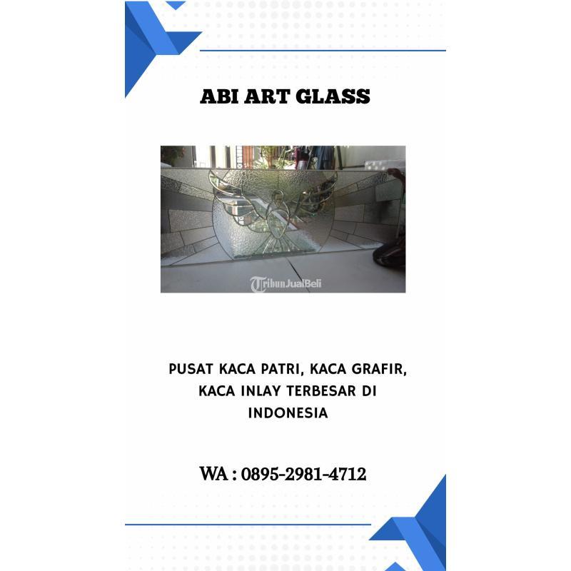 Kaca Patri Grafir Inlay Gereja - Bangka