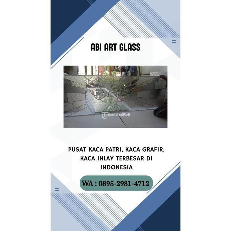 Kaca Patri Grafir Inlay Gereja - Bangka