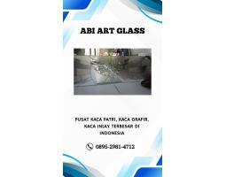 Kaca Patri Grafir Inlay Gereja - Bangka