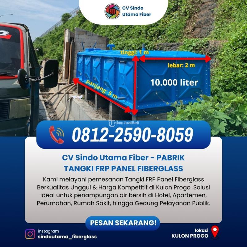 Tangki FRP dan Instalasi di Lokasi Proyek - Kulon Progo
