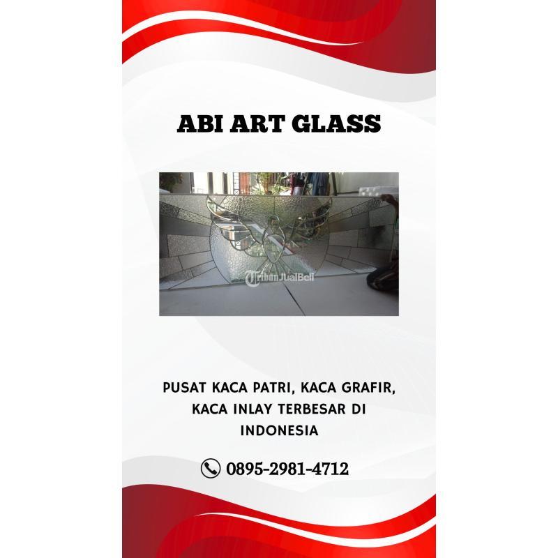 Kaca Patri Grafir Inlay Gereja - Bangka Barat