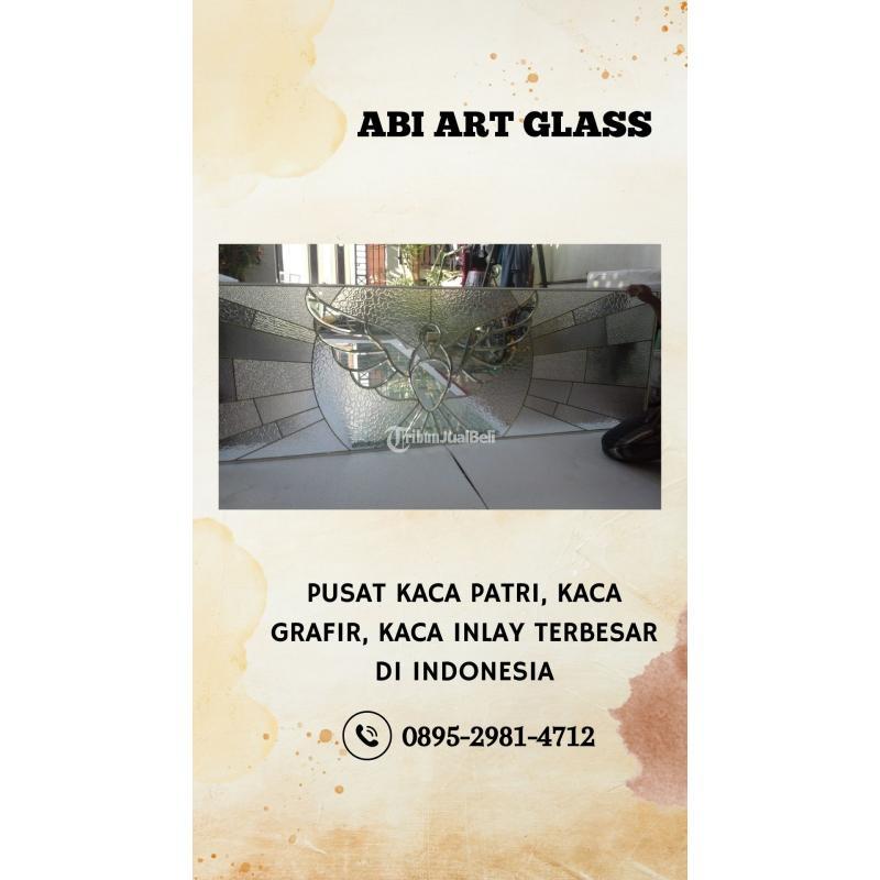 Kaca Patri Grafir Inlay Gereja - Bangka Selatan