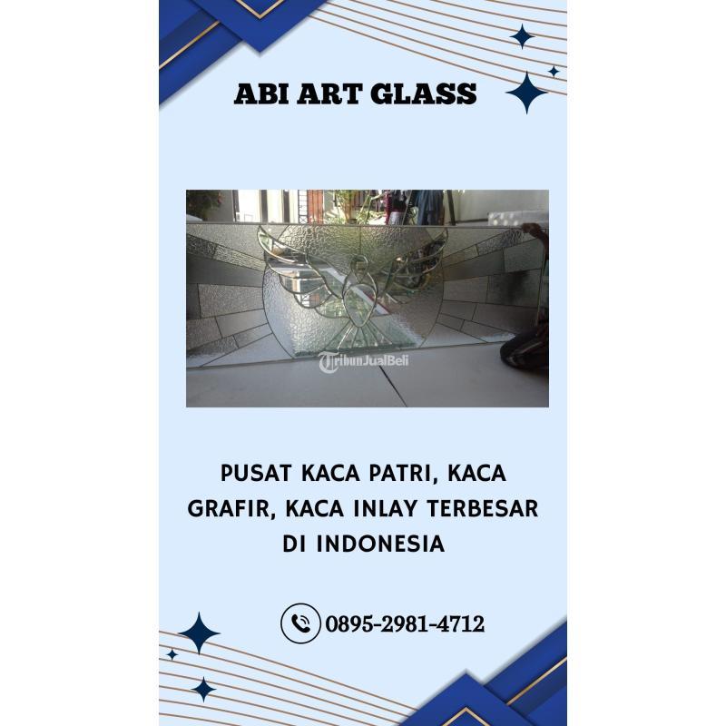 Kaca Patri Grafir Inlay Gereja - Bangka Selatan