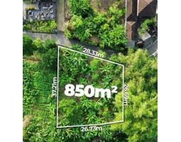 Jual Tanah Luas 850 m2 di Jalan Raya Tanah Lot - Tabanan 