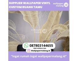 Supplier Wallpaper Vinyl Custom Ruang Tamu - Malang