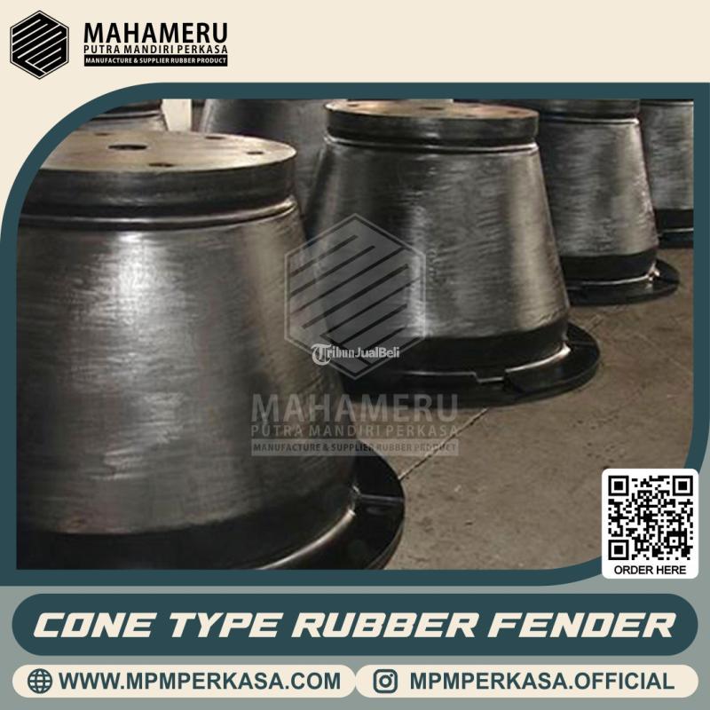 Cone Type Rubber Fender Memiliki Bentuk Kerucut Yang Mampu Menyerap Energi Lebih Efisien - Malang