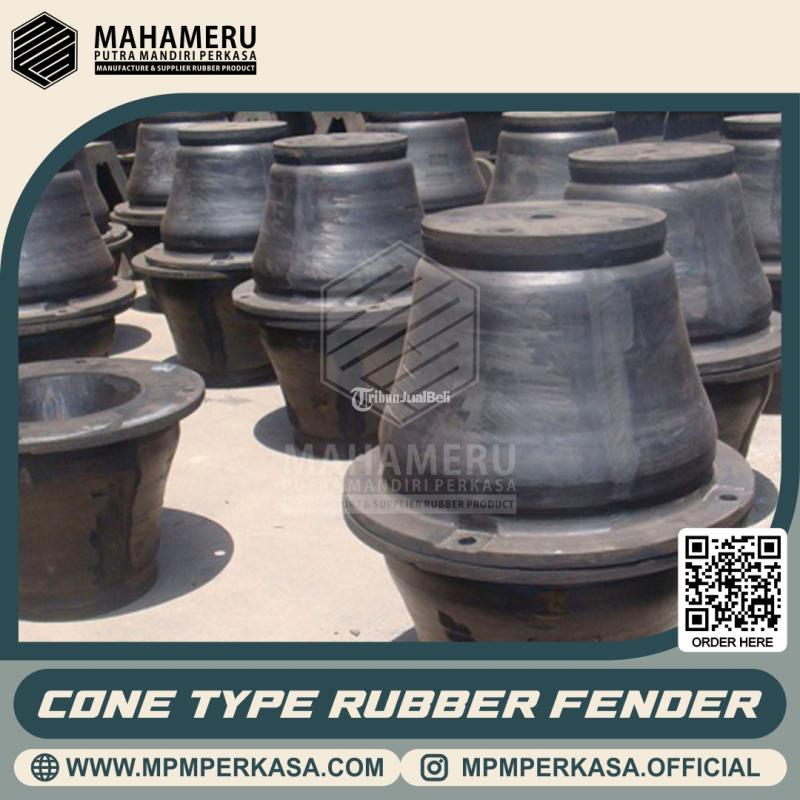 Cone Type Rubber Fender Memiliki Bentuk Kerucut Yang Mampu Menyerap Energi Lebih Efisien - Malang