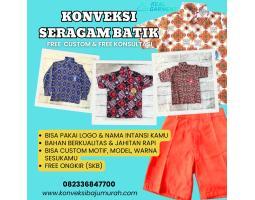 Jasa Konveksi Seragam Batik Sekolah Dasar - Mesuji