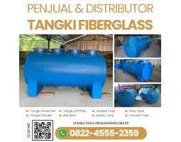 Tangki Fiberglass STP IPAL Limbah 100 m3 - Mojokerto