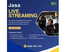 Jasa live streaming profesional - Malang