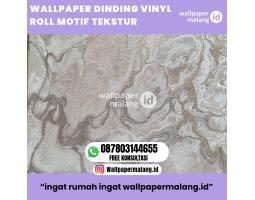 Wallpaper Dinding Vinyl Roll Motif Tekstur - Malang