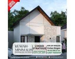 Jual Rumah Tipe 40 Cluster Modern Dekat RS Harjolukito Blok O,Ambarukmo Plaza,Seturan SHM KPR - Sleman