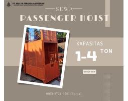 Sewa Passenger Hoist Pekalongan Lift Passenger Jakarta Pusat Lift Penumpang 1-4 Ton - Jakarta Pusat