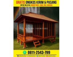 Produsen Gazebo Minimalis Modern Terbaru, Desain Simpel Tapi Elegan, Pamekasan - Madura