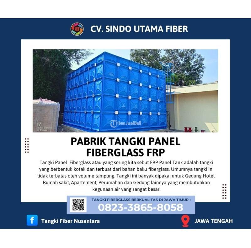 Pabrik Tangki Air Fiberglass FRP, Tangki Atap FRP - Blora
