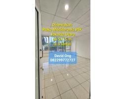 Disewakan Ruko Mediterania 2 PIK 3,5 Lantai - Jakarta Utara