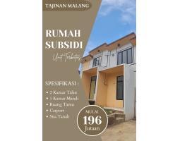Jual Rumah Subsidi Sederhana Tipe 30 Lokasi Tajinan - Malang