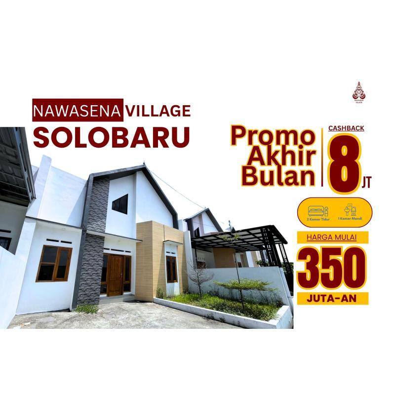 Jual Rumah Tipe 36 Perumahan 1 Lantai Di Nawasena Village Kudu, Baki - Sukoharjo