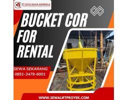 Sewa Bucket Cor 800 - 1500 L Layanan Terpercaya - Surabaya   