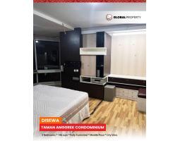 Disewakan Apartement Taman Anggrek Condominium 3 Bedroom, Fully Furnished, City View- Jakarta Barat