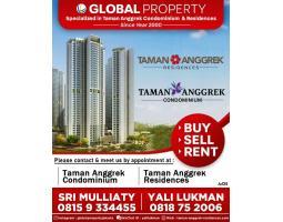 Disewakan Apartement Taman Anggrek Condominium 3 Bedroom, Fully Furnished, City View- Jakarta Barat