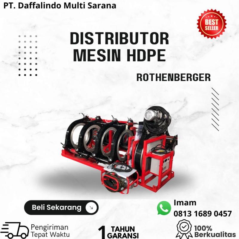Supllier Mesin Las Pipa HDPE, Merk RothenBerger, UK 160mm - Jakarta Timur