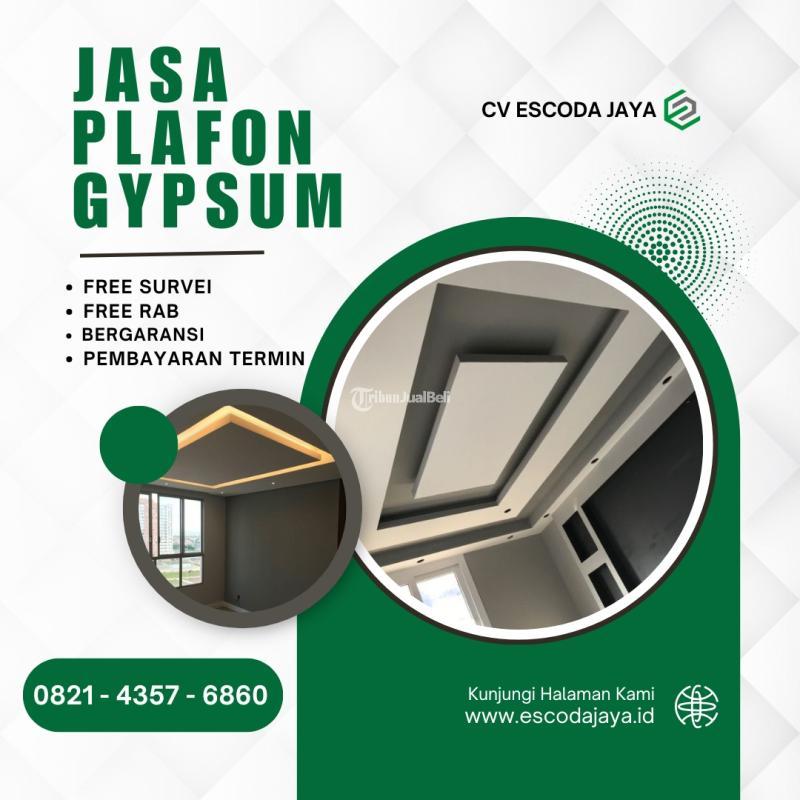 Plafon Gypsum per Meter - Pasuruan
