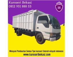 Karoseri Bak Kayu Rangka Besi - Bekasi