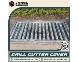 Grill Gutter Cover Besi Kokoh  Solusi Penutup Saluran Drainase Terbaik - Malang