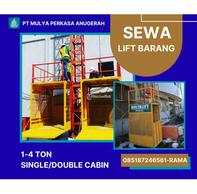 Sewa Lift Barang, Lift Material 1-4 Ton - Bengkulu