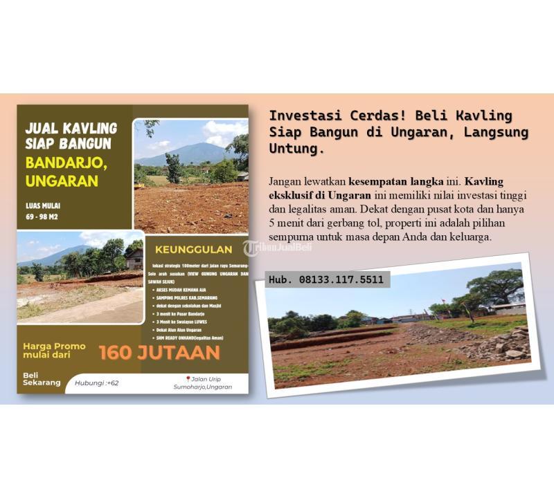 Dijual Rumah di Ungaran Terwujud Kavling Siap Bangun View Menawan - Semarang