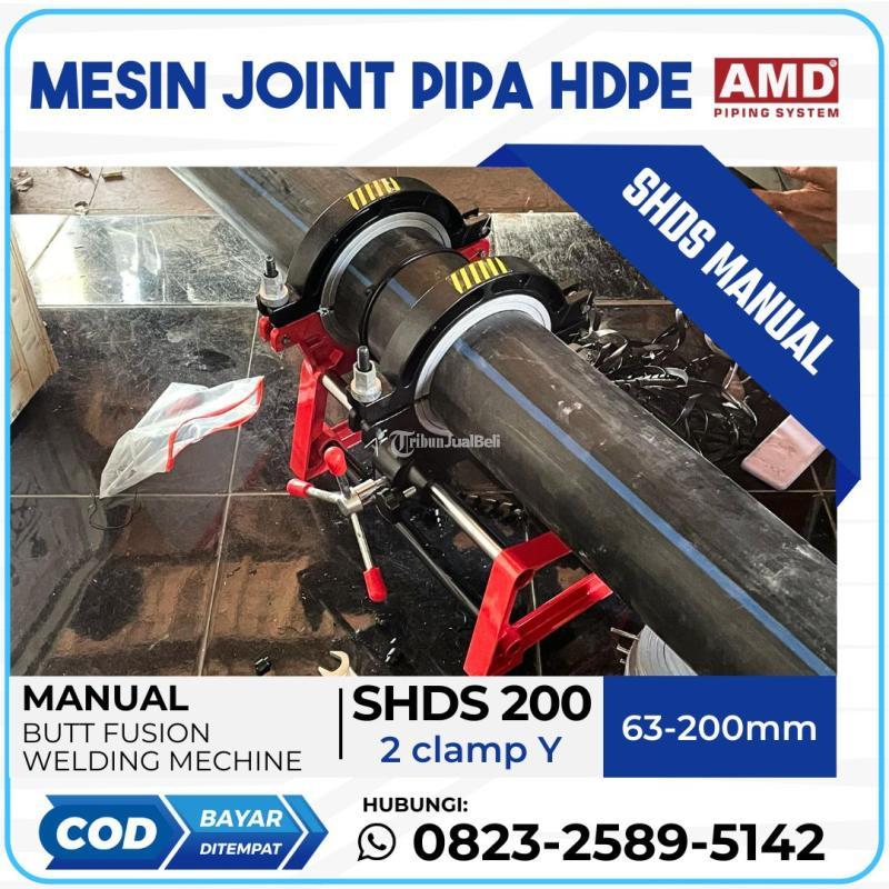 Mesin joint Pipa Hdpe Manual 8 inch 2 Clamp- Butt Fusion SHDS 200 - Jakarta Timur