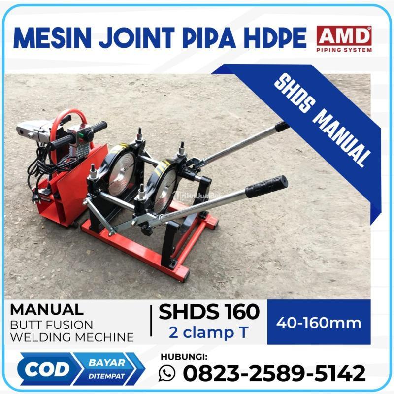 Mesin Las Pipa Hdpe Manual 6 inch Type T 2clamp - Butt Fusion SHDS 160 - Jakarta Timur