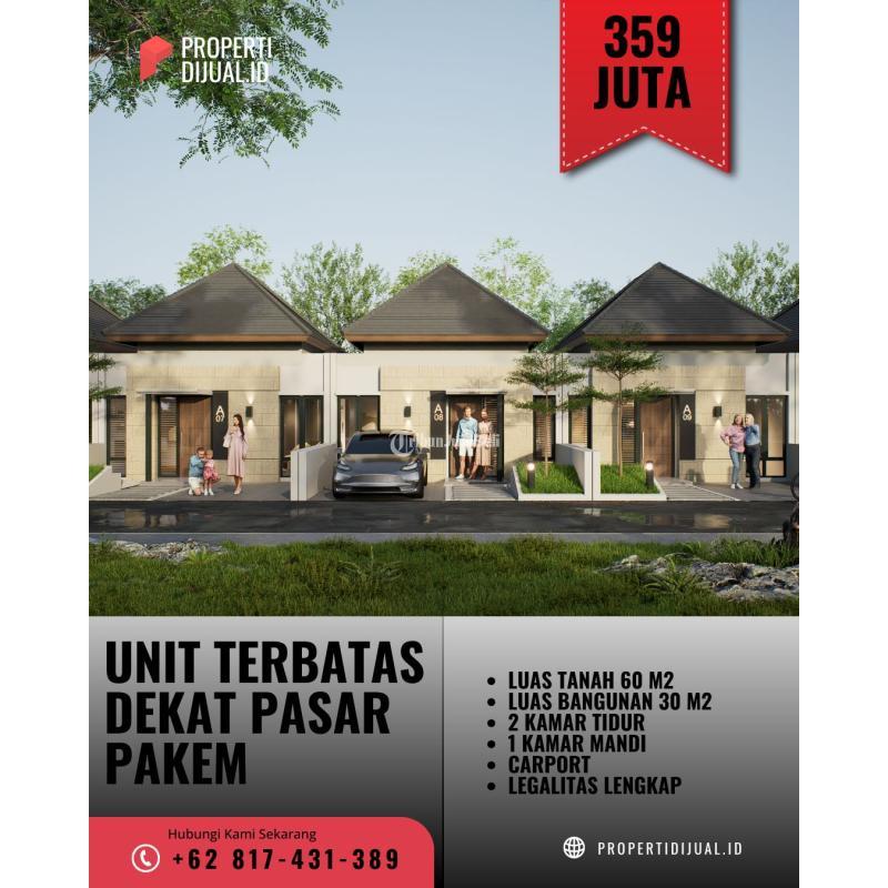 Dijual Rumah Jogja Utara Bale Artha Pakem Kaliurang 6 Menit Ke UII - Sleman