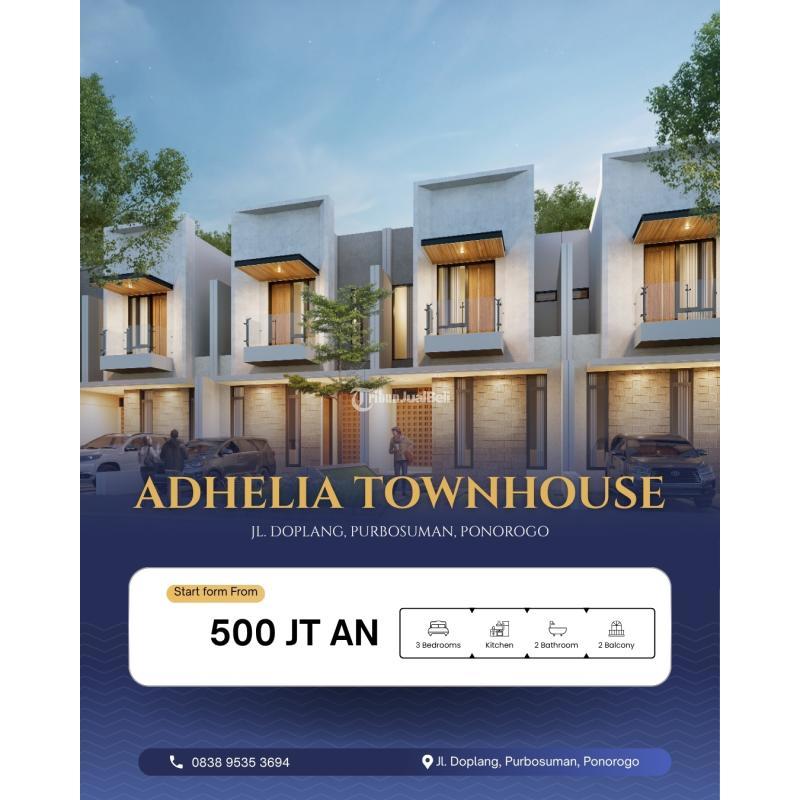 Dijual Rumah Perumahan Syariah, Perumahan Strategis 2 Lantai - Ponorogo