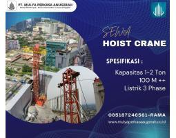 Sewa Hoist Crane 1- 2 Ton - Batam