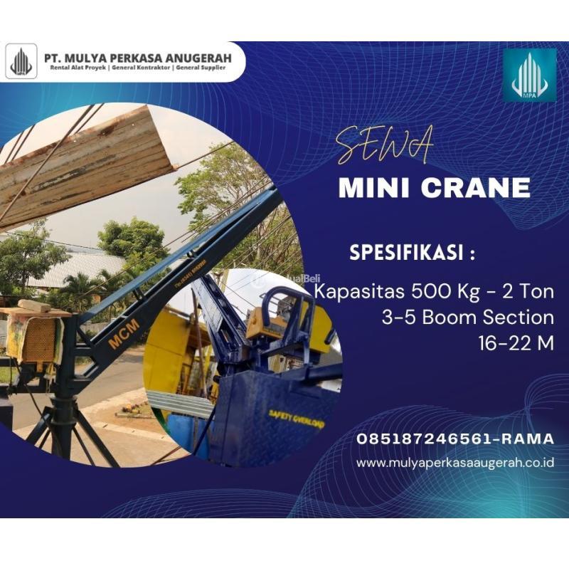 Sewa Mini Crane 500 Kg - 2 Ton - Batam