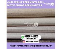 Wallpaper Vinyl Roll Motif Embos - Malang Kota