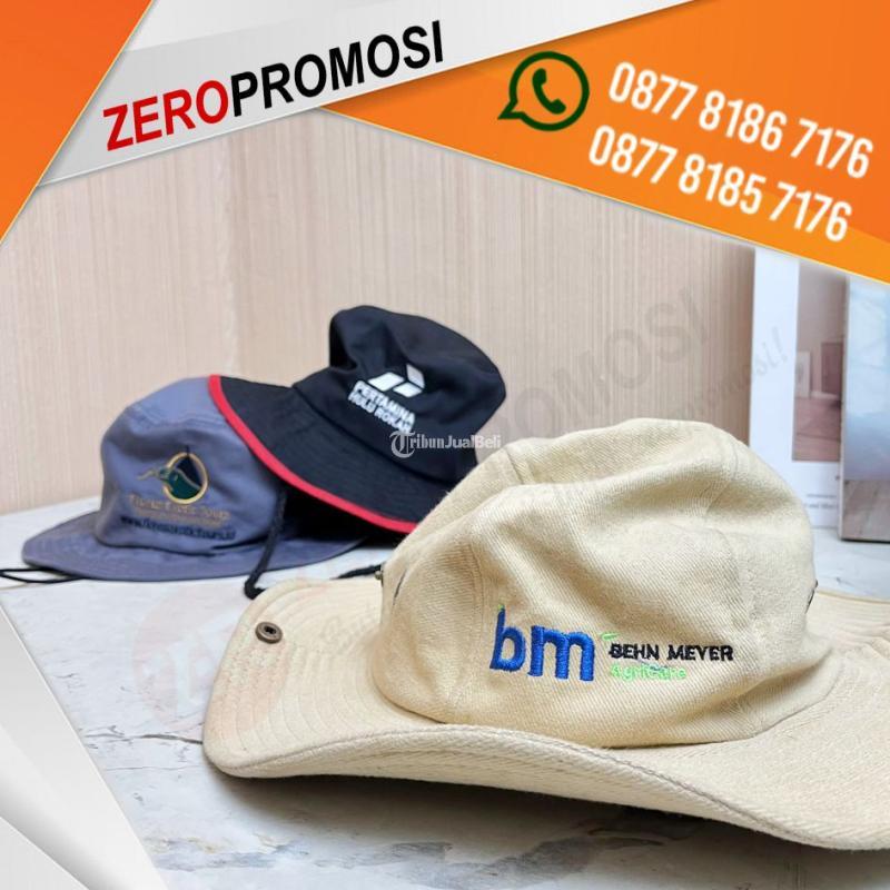 Konveksi Topi Rimba Gunung Bucket Hat Cetak Logo Harga Pabrik - Tangerang Kota
