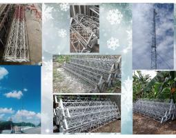Jual Tower Triangle, Tower Internet, Tower Wifi, Tower Bendera, Siap Kirim Seluruh Indonesia - Bekasi