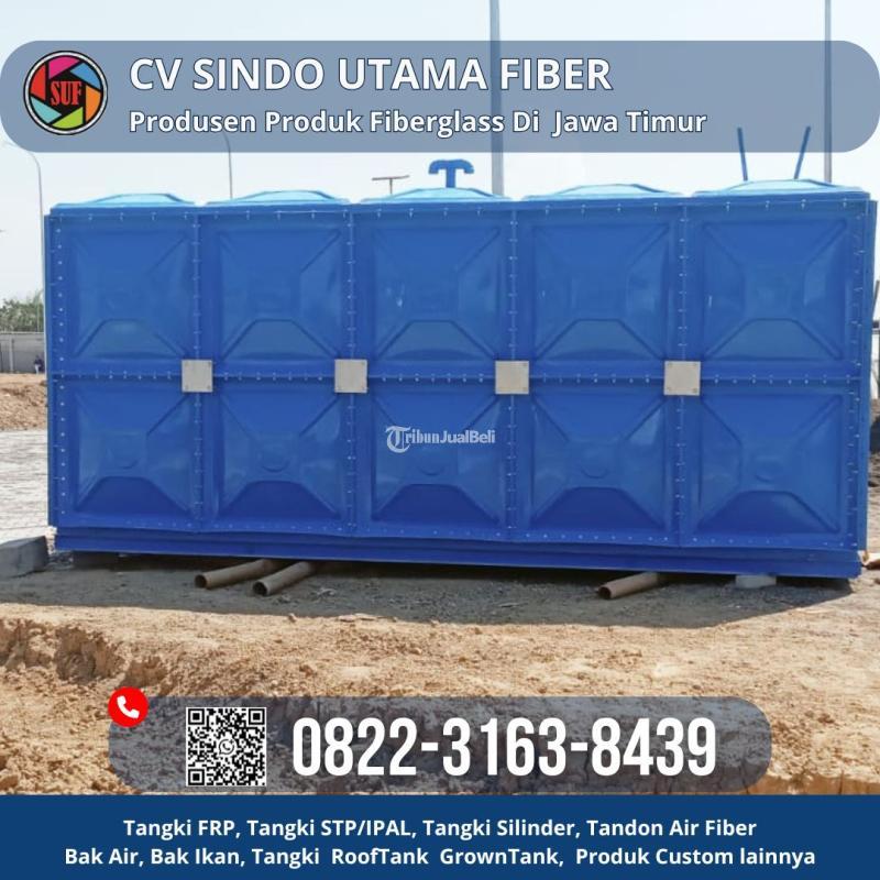 Tangki Fiberglass Sudah Terbukti Kuat Di Lapangan Proyek - Jember