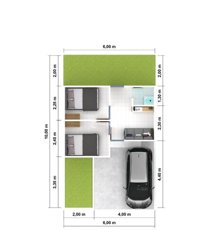 Dijual Rumah Subsidi Tipe 25 2KT 1KM SHM - Malang
